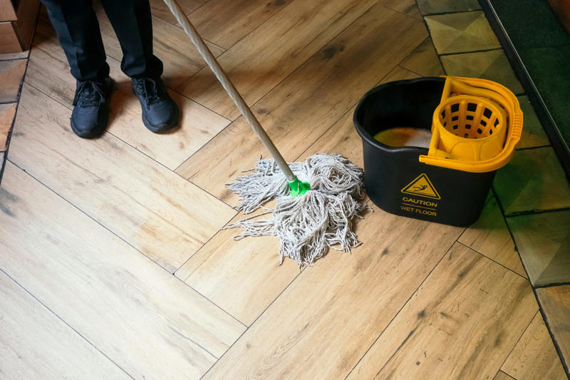 1. Using too much cleaning product, 2. Using one cloth for every cleaning job, 3. Ignoring soap residue, 4. Using a blunt tool for tight spaces, 5. Cleaning with a dry cloth, 6. Reusing dirty mop water, 7. Thinking that cleaning and disinfecting are the same, 8. Mixing cleaning products