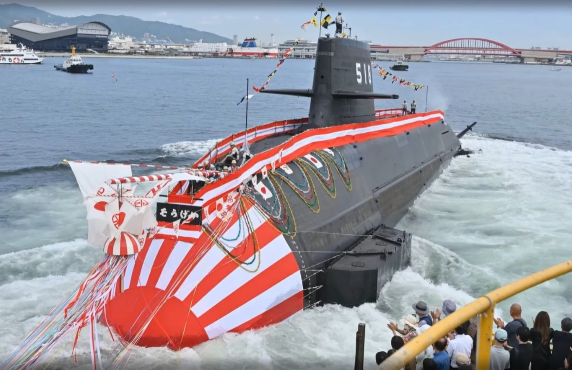 日本、反撃能力強化を本格化, 最新型たいげい型潜水艦の就役, 自衛隊が長距離地対艦ミサイルの配備を強化, 中国・北朝鮮を意識した行動であることを強調, 北東アジアでの軍備増強に懸念