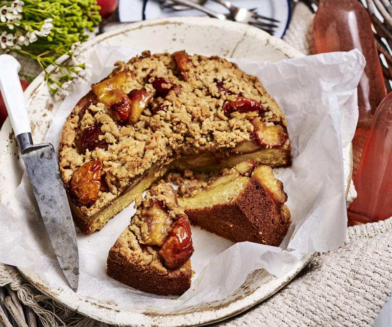 Apple cake recipes,          Apple carrot cake      ,          Simple apple loaf cake      ,          Chai-spiced apple crumble cake      ,          Apple and cinnamon crumble cake with cinnamon anglaise      ,          Pure apple cake with golden syrup custard      ,          Apple tea cake      ,          Buttery apple cinnamon loaves      ,          Apple ginger cakes with lemon icing      ,          Toffee apple cake      ,          Caramel apple crumble cake      ,          Little ginger cakes with lemon drizzle      ,          Spiced apple cupcakes      ,          Spiced apple stack with toffee apples      ,          Spicy apple tea cake      ,          Apple sour cream cake      ,          Sicilian almond, apple and ricotta cake with pecans      ,          Apple cream cake      ,          Apple custard cake      ,          Mini apple cinnamon cakes      ,          Apple “cake” with vanilla syrup      ,          Apple cake with burnt butter frosting      ,          Apple cake      ,          Apple cake with brandy butterscotch sauce      ,          Chocolate apple cake      ,          Apple custard teacakes      ,          Apple almond cake      ,          Spiced apple stack cake      ,          Apple cinnamon tea loaves      , Retro apple bake, Apple muffin recipes
