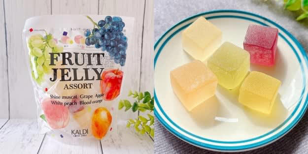 カルディでは、ひと口サイズの「絶品ゼリー」を販売中です。, 国産果汁を使用した、ひと口サイズのゼリーです。, 個包装だから、ゆっくり大切に味わえます。, キラキラしていて特別感たっぷり！, フルーツのいいところを凝縮したようなお菓子です。, それぞれ違うおいしさで、クセになります。, 弾力のある食感で、満足度が高いです。, どの味も濃厚で、リッチなおいしさでした！, 無印良品の「桜もち入りトラ焼き」も、ゆっくり味わいたい絶品おやつです。, 桜の香りがふんわりと広がって、上品な味わいです！