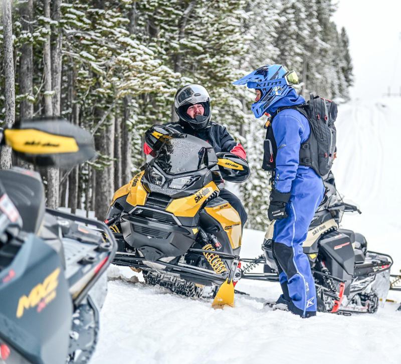 Much ado about Ski-Doo., No country like the Backcountry., Ride in comfort with the Renegade., Make for the finish-line with MXZ., Snow's no problem with the Summit, Why Ski-Doo's 2027 offering is better than ever., Get out and play in the snow!