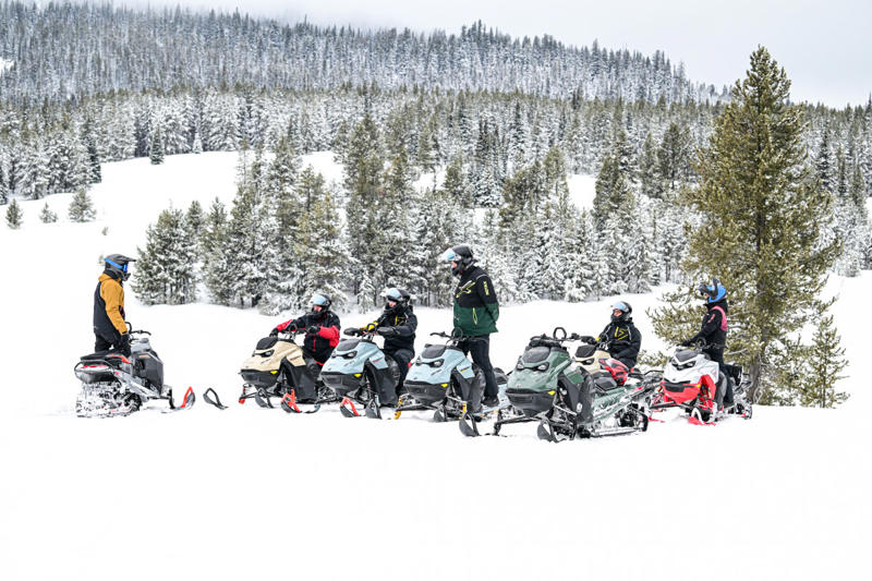 Much ado about Ski-Doo., No country like the Backcountry., Ride in comfort with the Renegade., Make for the finish-line with MXZ., Snow's no problem with the Summit, Why Ski-Doo's 2027 offering is better than ever., Get out and play in the snow!