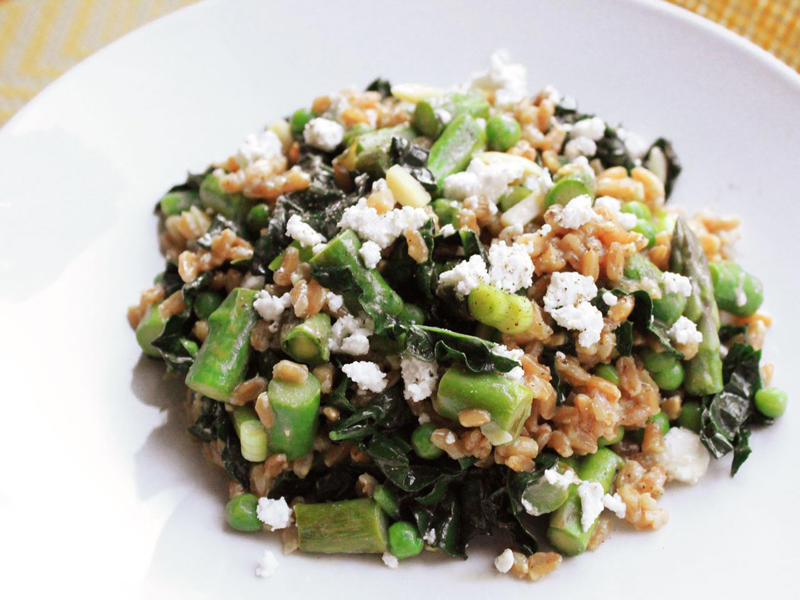 Make-Ahead Chickpea Salad With Cumin and Celery, Pea, Olive, and Preserved Lemon Salad, Green Goddess Potato Salad, Quick-Pickled Asparagus With Tarragon and Shallot, Easy Make-Ahead Carrot and Chickpea Salad With Dill and Pumpkin Seeds, Lemon Thyme Couscous Salad, Quick-Pickled Snap Peas With Mint and Fennel, Warm Farro Salad With Asparagus, Peas, and Feta, Kkakdugi (Radish Kimchi), Moroccan Roasted Carrot and Date Salad With Honey Dressing