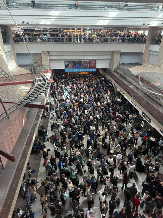 Outage info, impacts, Flight impacts, Security lines, Ground stop issued, Response
