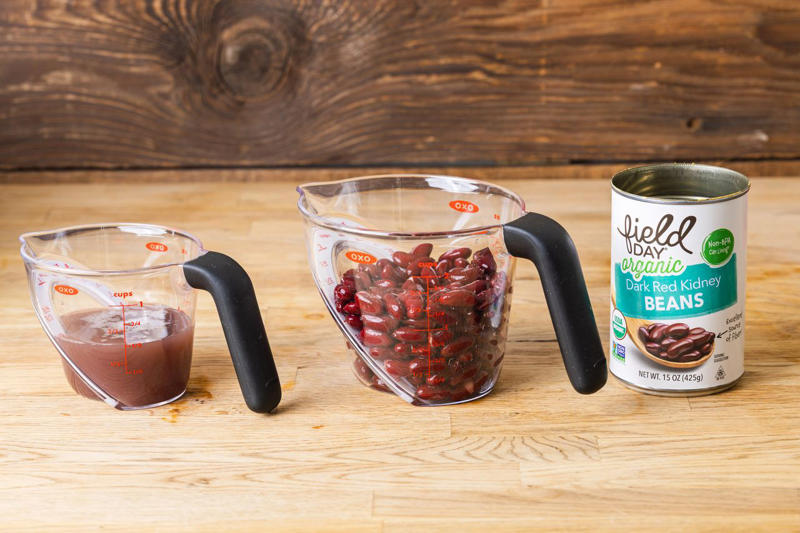 5. Black beans, 4. Dark kidney beans, 3. Cannellini beans, 2. Chickpeas, 1. Pinto beans