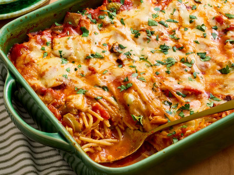 Chicken Marsala Rice Casserole, Bubble Up Pizza Casserole, Green Goddess Sandwich, Easy Seafood Pasta, Chicken Cacciatore Casserole, More Inspiration