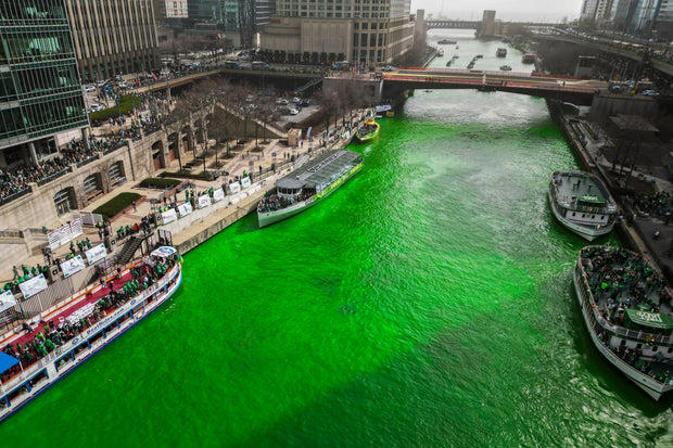 When is St. Patrick's Day?, When is the Chicago River dyeing?, Downtown Chicago St. Patrick's Day parade, How to get to the Chicago St. Patrick's Day parade, Archer Avenue St. Patrick's Day Parade, South Side Irish St. Patrick's Day Parade, How to get to the South Side Irish parade, Northwest Side Irish Parade