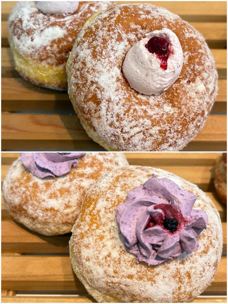 【第1弾】はいちごづくし！春らしいピンク＆レッドにときめいて♡, ①シリーズの象徴的存在♡ 【練乳いちごミルクチョコファッション】, ②ビジュアルの可愛さNo.1！【濃厚いちごグレーズファッション】, ③軽やかな食感がクセになる【いちごのミルフィーユドーナツ】, 【第2弾】はさっぱりブルーベリー♡爽やかな甘みに癒やされる！, ①こだわり満載の自信作！【ブルーベリーグレーズチョコファッション】, ②ホワイトのラインがけがお洒落♡【濃厚プレミアブルーベリーグレーズ】, ③甘さ控えめで上品な【ブルーベリーレアチーズサンド】, まるでケーキ♡ シリーズ共通の“生マラサダ”も要注目！, お花見やピクニックのお供に♪