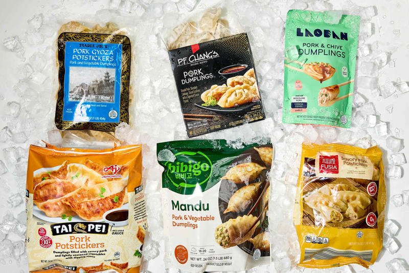 How we selected the frozen dumplings, How we tested, Best overall: Trader Joe’s Pork Gyoza Potstickers, Best for a meal: Bibigo Mandu Pork &amp; Vegetable Dumplings, Most classic: Tai Pei Pork Potstickers, The full list of contenders, ranked from highest to lowest