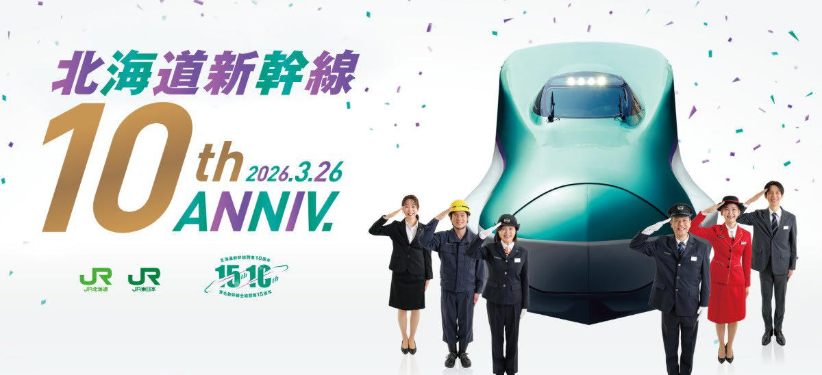 祝・開業10周年！新函館北斗駅前で大規模フェスティバル開催, イベントは新函館北斗駅前で、3/21と3/22に！, 航空ファン必見！千歳基地F-15戦闘機による大迫力の祝賀飛行, 鉄道ファンが見逃せない激アツ企画と連動キャンペーン, 激レア「JR北海道 ふるさと入場券」の復活, お得すぎる「えきねっとトクだ値SP21」, 新函館北斗駅周辺での「ぐるっとグルメキャンペーン」