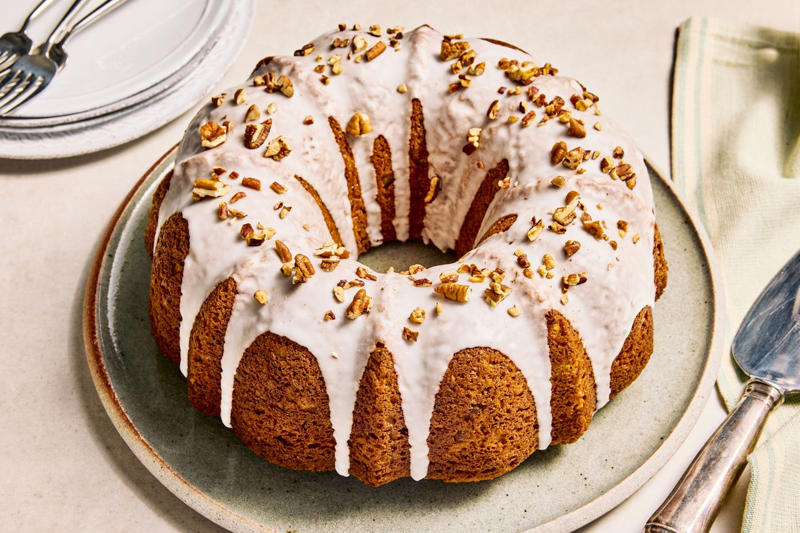 Louisiana Stranger Cake, Fresh Strawberry Bundt Cake, Apple Cider Bundt Cake, Chocolate Bundt Cake, Maple-Bacon Bundt Cake, Spiced Cream Cheese Bundt Cake, Pistachio Bundt Cake, Classic Red Velvet Bundt Cake, Pumpkin Bundt Cake, Classic Southern Pound Cake, Banana Bundt Cake, Triple-Chocolate Buttermilk Pound Cake, Honey Bun Cake, Hummingbird Bundt Cake, Apple-Cream Cheese Bundt Cake, Peach-Bourbon Upside-Down Bundt Cake, Strawberry Swirl Cream Cheese Pound Cake, Chocolate Bundt Cake, 7UP Bundt Cake, Sock It To Me Cake, Reese's Cake, Yellow Squash Bundt Cake, Mini Triple-Chocolate Buttermilk Pound Cakes, Cranberry-Orange Bundt Cake, Carrot Bundt Cake, Pumpkin Pound Cake, Apple Butter Pound Cake With Caramel Frosting, Gingerbread Bundt Cake, Cheerwine Bundt Cake, Pumpkin-Spice Bundt With Brown Sugar Icing And Candied Pecans, Vanilla Pound Cake, Glazed Buttermilk Donut Cake