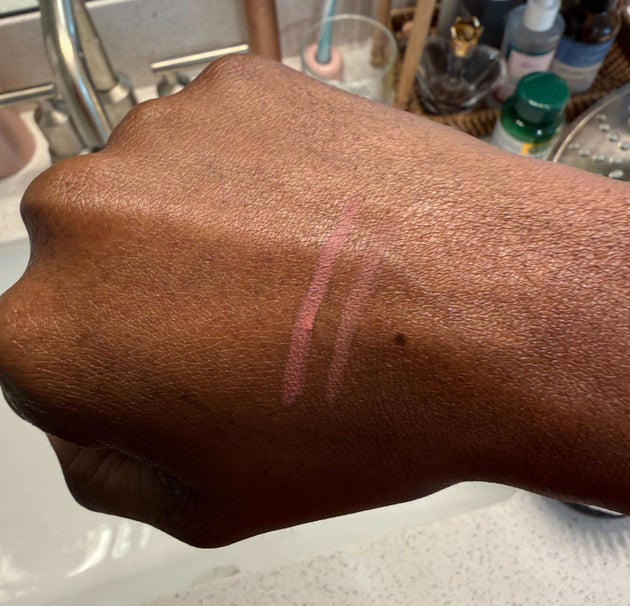 Wait, so why is this lipstick so popular? , First, we tried wearing the Almost Lipstick on its own., Naturally, shade preference was dependent on skin tone., Related...