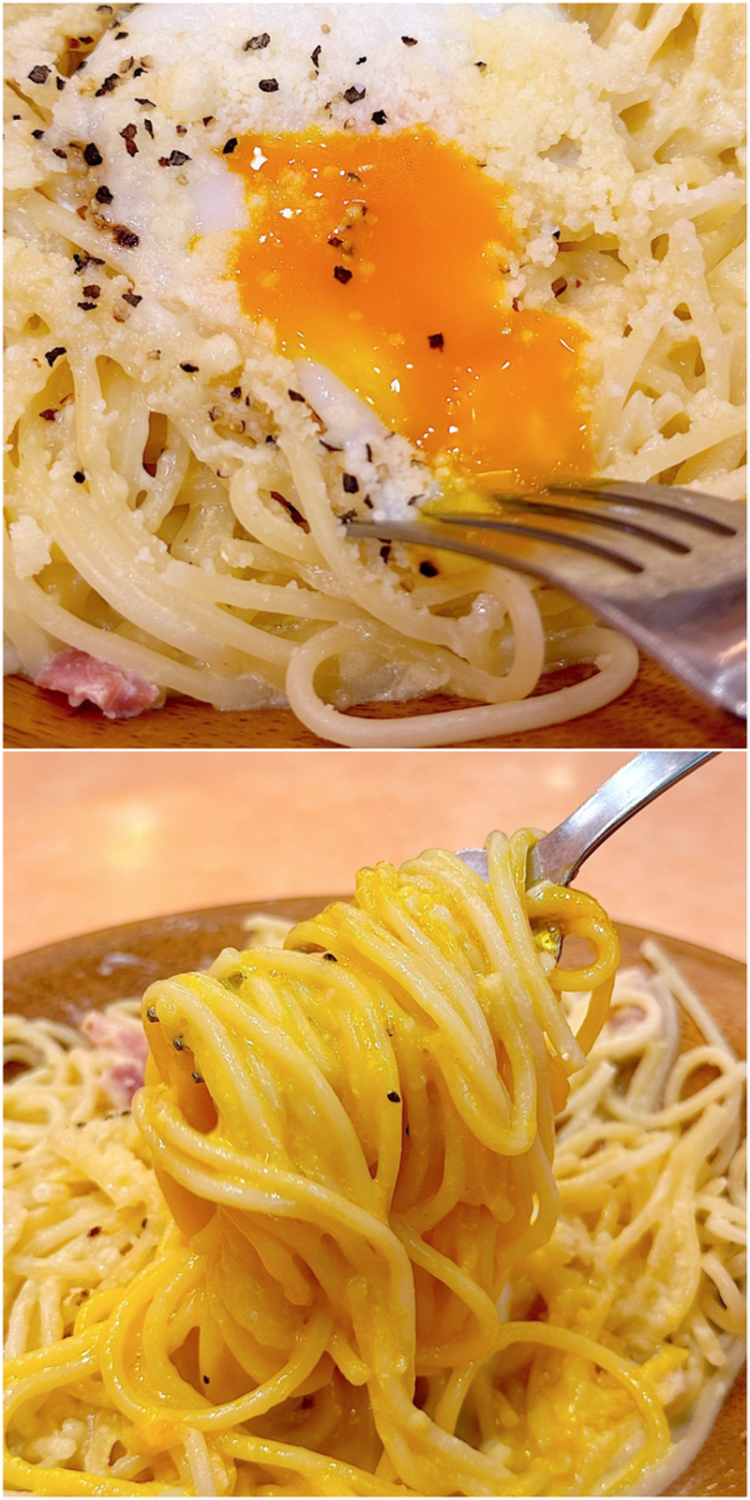 サイゼリヤの、500円以下で食べられる「コスパばつぐんメニュー」をまとめました。, 1. 「パンチェッタとチーズのパニーニ コンビ」, カリカリのフォカッチオと、チーズの塩気がたまらない！, 半熟卵をトッピングするのもおすすめです！, 2. 「カルボナーラ」, チーズの濃厚な味がたまりません。, 半熟卵を崩して食べると、まろやかさが加わっておいしさ倍増！, 3. 「バッファローモッツァレラのマルゲリータピザ」, チーズはトロトロで、ピザ生地はサクッとクリスピーな食感！