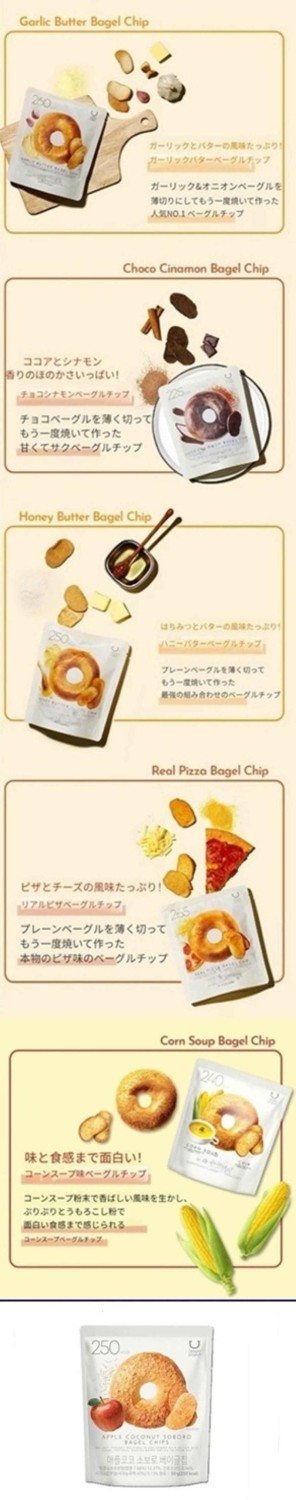 １ じゃがいもそっくりのカムジャパンが大人気！, ２ ヘルシーな美味しさ♪ ベーグルをスライスしたベーグルチップ, ３ 塩パンをスナックで楽しむ, ４ さつまいものやさしい甘さが美味しいコグマパン, ５ お土産にも喜ばれる♡ 見た目も可愛い薬菓ドーナツ