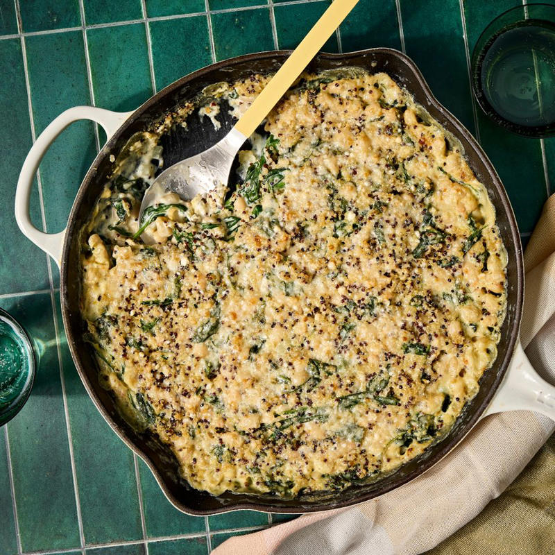 Creamy Spinach & Artichoke Dip–Butter Bean Skillet, High-Protein Chicken & Brown Rice Casserole, Swamp Soup, Creamy Lemon-Parmesan Spinach & White Bean Casserole, Creamy Garlic Skillet Chicken with Spinach, Baked Pasta & Spring Veggies, Chicken Piccata Soup, Spaghetti with Mushrooms, Spinach & Ricotta, High-Protein Lemon Chicken & Rice Skillet, Roasted Cabbage-Steak Spanakopita Melts, Marry Me Tortellini, Spinach-Artichoke Gnocchi Skillet with Feta, Baked Creamed Spinach Pasta, Creamy Spinach & Artichoke Chicken Skillet, Baked Brie, Sun-Dried Tomato & Spinach Pasta, Spinach, Feta & Rice Casserole, Cauliflower Spanakopita Melt, Spinach & Artichoke–Stuffed Butternut Squash, Creamy Sun-Dried Tomato & Spinach Soup, Baked Spinach & Mushroom Ravioli Lasagna, Creamy Boursin Pasta with Spinach, Mushrooms & Tomatoes