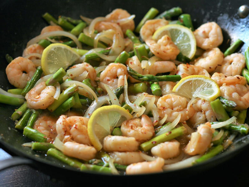 Monday: Broccoli and Rice Stir-Fry, Tuesday: Sweet and Sour Chicken Stir-Fry, Wednesday: Broccoli and Chicken Stir-Fry, Thursday: Ground Turkey Stir-Fry with Vegetables, Friday: Black Pepper Beef and Cabbage Stir-Fry, Saturday: Shrimp and Asparagus Stir-Fry, Sunday: Myra's Basil Chicken Stir-Fry