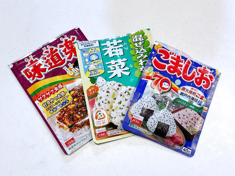 ストックしているもの1．ふりかけ, ストックしているもの2．ホットケーキミックス, ストックしているもの3．カレールー, 節約につながる食材をストックしよう