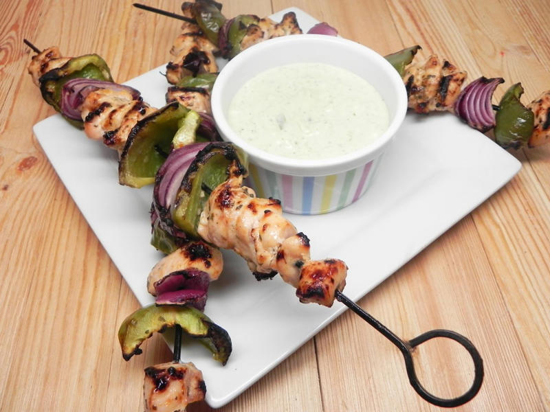 Bacon Ranch Chicken Skewers, City Chicken, Easy Chicken Satay, Shish Tawook Grilled Chicken, Chicken Souvlaki with Tzatziki Sauce, Chicken and Chorizo Skewers, Lemon Garlic Butter Chicken Spiedini, Turkish Chicken Kebabs, Grilled Chicken Teriyaki Skewers with Miso Ranch, Chicken Kabobs Mexicana, Rosemary Ranch Chicken Kabobs, Jamaican Jerk Chicken, Moroccan-Spiced Chicken Skewers, Pineapple Chicken Tenders, Bang Bang Chicken Skewers, Chili-Lime Chicken Kebabs, Slayer's Sweet, Tangy, and Spicy Kabobs, Yummy Honey Chicken Kabobs, Chicken on a Stick