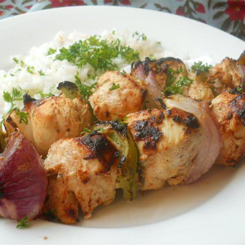 Bacon Ranch Chicken Skewers, City Chicken, Easy Chicken Satay, Shish Tawook Grilled Chicken, Chicken Souvlaki with Tzatziki Sauce, Chicken and Chorizo Skewers, Lemon Garlic Butter Chicken Spiedini, Turkish Chicken Kebabs, Grilled Chicken Teriyaki Skewers with Miso Ranch, Chicken Kabobs Mexicana, Rosemary Ranch Chicken Kabobs, Jamaican Jerk Chicken, Moroccan-Spiced Chicken Skewers, Pineapple Chicken Tenders, Bang Bang Chicken Skewers, Chili-Lime Chicken Kebabs, Slayer's Sweet, Tangy, and Spicy Kabobs, Yummy Honey Chicken Kabobs, Chicken on a Stick