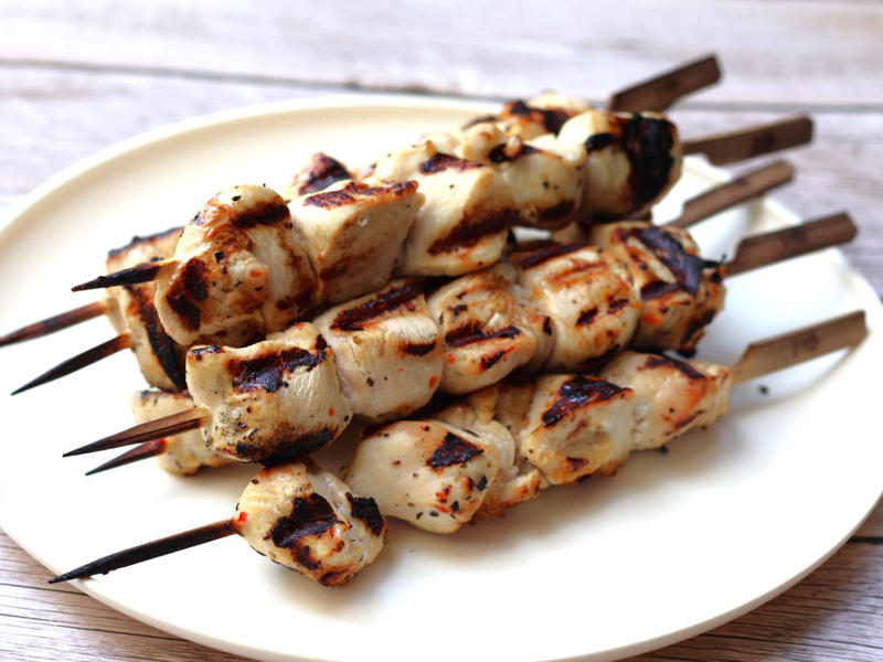 Bacon Ranch Chicken Skewers, City Chicken, Easy Chicken Satay, Shish Tawook Grilled Chicken, Chicken Souvlaki with Tzatziki Sauce, Chicken and Chorizo Skewers, Lemon Garlic Butter Chicken Spiedini, Turkish Chicken Kebabs, Grilled Chicken Teriyaki Skewers with Miso Ranch, Chicken Kabobs Mexicana, Rosemary Ranch Chicken Kabobs, Jamaican Jerk Chicken, Moroccan-Spiced Chicken Skewers, Pineapple Chicken Tenders, Bang Bang Chicken Skewers, Chili-Lime Chicken Kebabs, Slayer's Sweet, Tangy, and Spicy Kabobs, Yummy Honey Chicken Kabobs, Chicken on a Stick