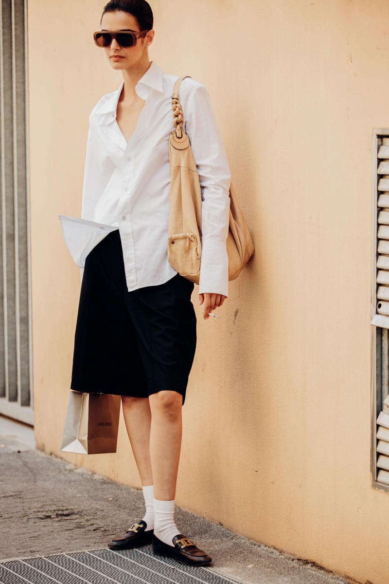 Boyfriend jeans and slingback flats, Straight-leg jeans and penny loafers, Puddle jeans and ballerina flats, Barrel jeans and Mary Janes, High-rise jeans and cap-toe flats