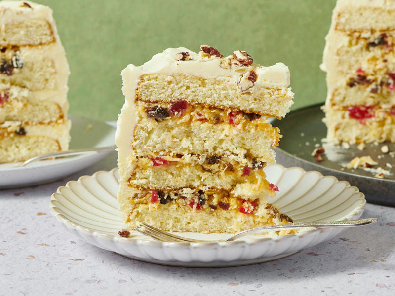Caramel Cake, Lane Cake, Dr Pepper Sheet Cake, Texas Sheet Cake, Best Hummingbird Cake, Pig Pickin' Cake, Moist Coconut Cake, Dr. Bird Cake, Mardi Gras King Cake, Black Walnut Cake, Kentucky Butter Cake, Scripture Cake, Favorite Old-Fashioned Gingerbread, Sybil's Old Fashioned Lemon Layer Cake, Southern Praline Pecan Cake