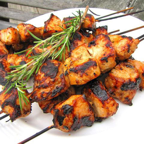 Bacon Ranch Chicken Skewers, City Chicken, Easy Chicken Satay, Shish Tawook Grilled Chicken, Chicken Souvlaki with Tzatziki Sauce, Chicken and Chorizo Skewers, Lemon Garlic Butter Chicken Spiedini, Turkish Chicken Kebabs, Grilled Chicken Teriyaki Skewers with Miso Ranch, Chicken Kabobs Mexicana, Rosemary Ranch Chicken Kabobs, Jamaican Jerk Chicken, Moroccan-Spiced Chicken Skewers, Pineapple Chicken Tenders, Bang Bang Chicken Skewers, Chili-Lime Chicken Kebabs, Slayer's Sweet, Tangy, and Spicy Kabobs, Yummy Honey Chicken Kabobs, Chicken on a Stick