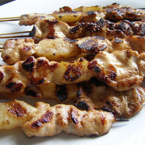 Bacon Ranch Chicken Skewers, City Chicken, Easy Chicken Satay, Shish Tawook Grilled Chicken, Chicken Souvlaki with Tzatziki Sauce, Chicken and Chorizo Skewers, Lemon Garlic Butter Chicken Spiedini, Turkish Chicken Kebabs, Grilled Chicken Teriyaki Skewers with Miso Ranch, Chicken Kabobs Mexicana, Rosemary Ranch Chicken Kabobs, Jamaican Jerk Chicken, Moroccan-Spiced Chicken Skewers, Pineapple Chicken Tenders, Bang Bang Chicken Skewers, Chili-Lime Chicken Kebabs, Slayer's Sweet, Tangy, and Spicy Kabobs, Yummy Honey Chicken Kabobs, Chicken on a Stick