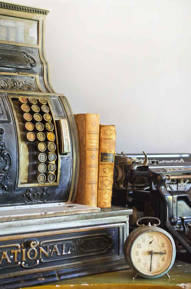 Pieces That Patina, Antique Books, Retro Lighting, Vintage Ceramics, Persian Rugs, Cast Iron, Further Reading