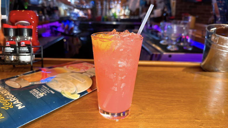 9. Island Cooler, 8. Long Island Iced Tea (L.I.T.), 7. Old fashioned, 6. Texas Peach Fuzz, 5. Jamaican Cowboy, 4. Porch Rocker, 3. Dale Yeah!, 2. Pink Sunset, 1. Midnight Sour
