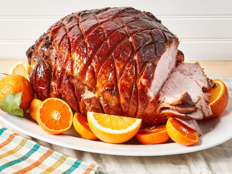 Deviled Eggs, Tangy Honey-Glazed Ham, Roasted Rack of Lamb, Old-Fashioned Coconut Cream Pie, Easy French Toast Casserole, Crustless Spinach Quiche, Scalloped Potatoes, Honey Roasted Carrots, Delicious Egg Salad, Carrot Cake, Quick Cinnamon Rolls, Buttery Garlic Green Beans, Grandma's Lemon Meringue Pie, Creamy au Gratin Potatoes, Oven-Roasted Asparagus