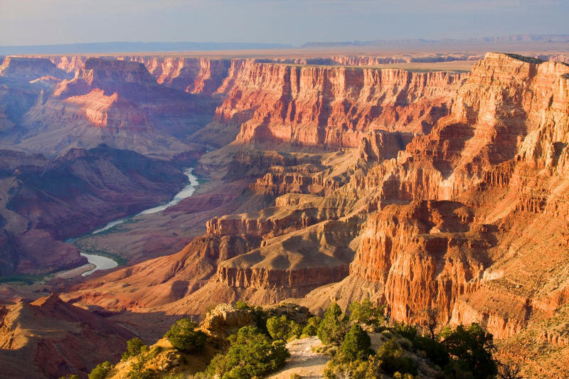 1. Grand Canyon, Arizona, 2. Yellowstone’s geothermal drama — Wyoming/Montana/Idaho, 3. Niagara Falls, New York, 4. Yosemite Valley, California , 5. Denali, Alaska , 6. Crater Lake, Oregon , 7. Na Pali Coast, Kauai, Hawaii , 8. Devils Tower, Wyoming , 9. Mendenhall Glacier, Alaska , 10. White Sands National Park, New Mexico