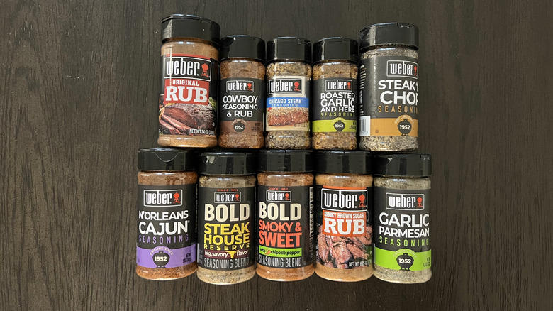 10. Roasted Garlic and Herb Seasoning, 9. N'Orleans Cajun Seasoning, 8. Smoky Brown Sugar Rub, 7. Garlic Parmesan Seasoning, 6. Original Rub, 5. Cowboy Seasoning & Rub, 4. Bold Smoky & Sweet with Chipotle Pepper Seasoning Blend, 3. Steak 'N Chop Seasoning, 2. Chicago Steak Seasoning, 1. Bold Steakhouse Reserve Seasoning Blend