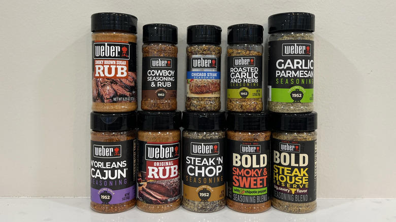 10. Roasted Garlic and Herb Seasoning, 9. N'Orleans Cajun Seasoning, 8. Smoky Brown Sugar Rub, 7. Garlic Parmesan Seasoning, 6. Original Rub, 5. Cowboy Seasoning & Rub, 4. Bold Smoky & Sweet with Chipotle Pepper Seasoning Blend, 3. Steak 'N Chop Seasoning, 2. Chicago Steak Seasoning, 1. Bold Steakhouse Reserve Seasoning Blend