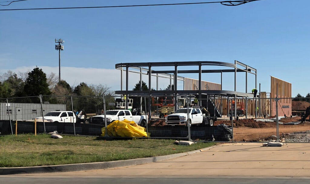 Bojangles, P.F. Chang's, Duckie's Woodfire, The Pit Stop Cafe, Hideaway Pizza, The Wildcat, Hawaiian Bros Island Grill, Texas Roadhouse