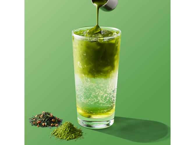 「煎茶」と「抹茶」の組み合わせの妙を楽しめる３つのティービバレッジ, 『煎茶抹茶 ティー フラペチーノ® わらび餅入り』, 『煎茶抹茶 グリーン ティー スパークリング』, 『煎茶抹茶 クラフト ティー ラテ』