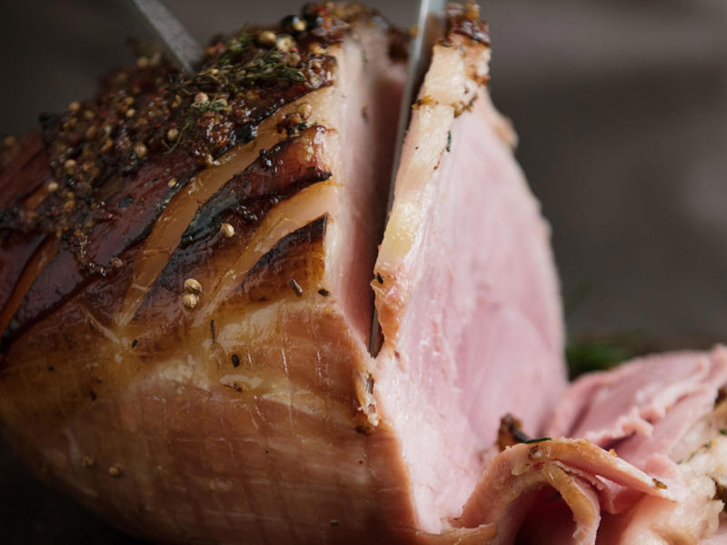 Choose your type of ham wisely, Cook your ham cut-side down and covered, Glaze and score your ham at the end of the cooking process, Lastly, be sure to let your ham rest