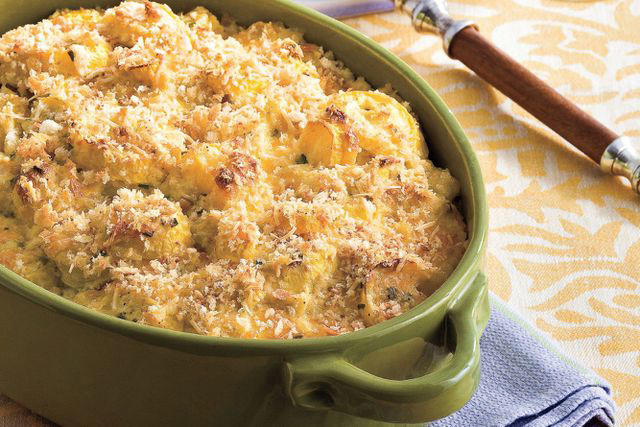 Twice-Baked Potato Casserole, Baked Mac And Cheese With Bacon, Party Potatoes, Croissant Breakfast Casserole, Cornbread Casserole, Buffalo Chicken Casserole, Two-Cheese Squash Casserole Recipe, Chicken Parmesan Casserole, Beefy Nacho Casserole, Heavenly Chicken Lasagna