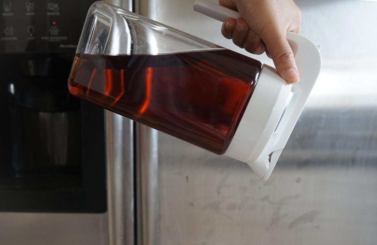 ニトリの冷水筒はお手入れ楽チン, 冷蔵庫のデッドスペースを有効活用できる, シンプルなデザイン, 地球にも財布にもやさしい