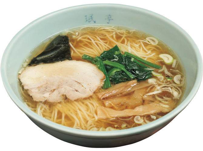 珉亭（みんてい）のラーメン（薄口醤油） , 恵比寿らぁ麺屋つなぎの 辛味噌ラーメン , ラーメン健太のとんこつラーメン , 博多ラーメン和（かず）の チャーシューメン 
