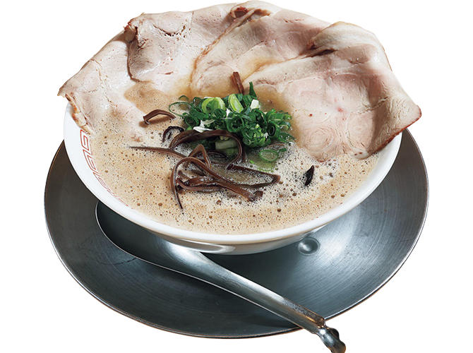 珉亭（みんてい）のラーメン（薄口醤油） , 恵比寿らぁ麺屋つなぎの 辛味噌ラーメン , ラーメン健太のとんこつラーメン , 博多ラーメン和（かず）の チャーシューメン 