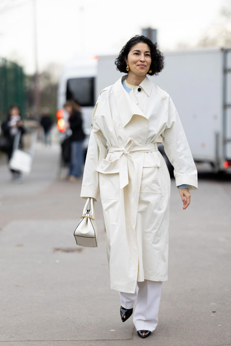 1. With a blazer, 2. An all-white ensemble, 3. With a leather jacket, 4. A casual cardigan, 5. With a button-down, 6. With platform shoes, 7. With butter yellow, 8. With animal prints, 9. With a trench coat, 10. With riding boots, 11. With a fitted top