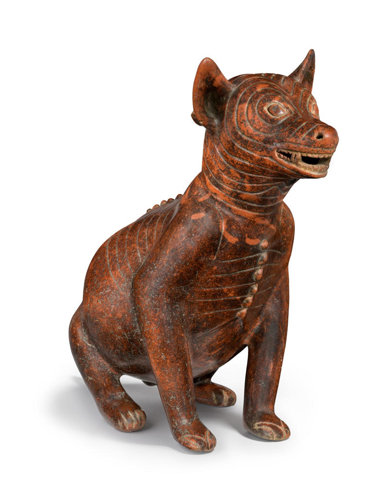 1. Jeff Koons, “Split-Rocker” (2000), 2. Artist Unknown, “Old Dog” (c. 200 B.C.–500 A.D.), 3. Duke Kahanamoku’s Surfboard (1920s), 4. Do Ho Suh, “Jagyeong Hall, Gyeongbok Palace” (2026), 5. Manjunath Kamath, “Vikatonarva” (2024), 6. Damascus Courtyard Home (c. 1766), 7. Maqsud Kashani, “Ardabil Carpet” (c. 1539), 8. Todd Gray, “Octavia’s Gaze” (2025), 9. Mariana Castillo Deball, “Feathered Changes” (2026), 10. Sarah Rosalena, “Threading the Boundless: Omnidirectional Terrain” (2025)