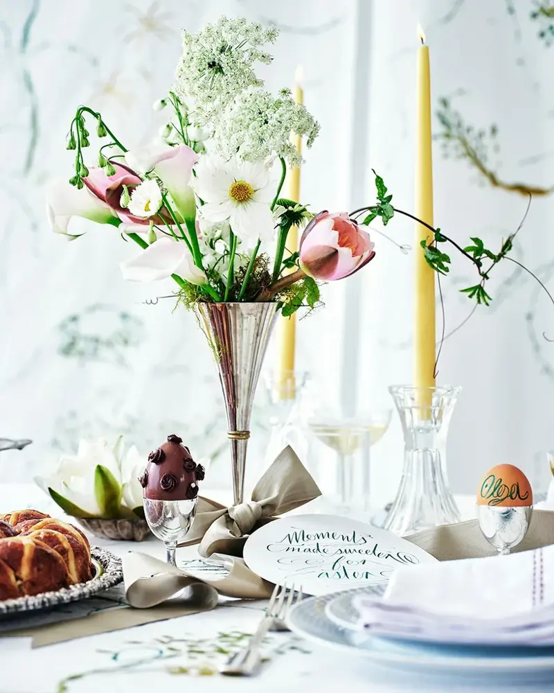 How to style an Easter afternoon tea table , Lia’s easy Easter table styling tips, Recipes for an unforgettable Easter afternoon tea , Keep reading