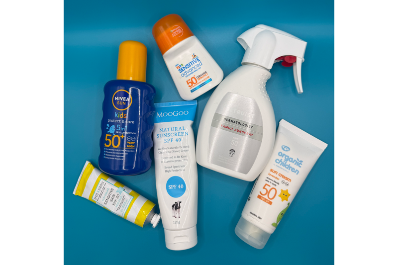 The best kids’ sunscreens for 2026 are:, Altruist family sunspray, SPF 50, Boots soltan kids protect & moisturise suncare lotion 50+, Green People organic children lavender sun cream SPF50, La Roche-Posay anthelios uvmune 400 dermo-pediatric hydrating lotion SPF50+, Garnier ambre solaire sensitive roll-on SPF50, Nivea sun kids protect & care coloured spray SPF50+, Ultrasun family sun protection wet skin spray, Spots & Stripes sun squad sensitive skin SPF30 for face, Ultra Violette clean screen, Riemann P20 SPF50+ suncream for kids, MooGoo natural SPF40, Your questions about kids’ sunscreen answered , What is the best kids’ sunscreen?, How I tested kids’ sunscreens tested, What to look for in a kids’ sunscreen, How often to apply kids’ sunscreen, What sunscreen should children with eczema use? , Should kids use SPF 30 or 50 sunscreen?, Why you can trust IndyBest reviews
