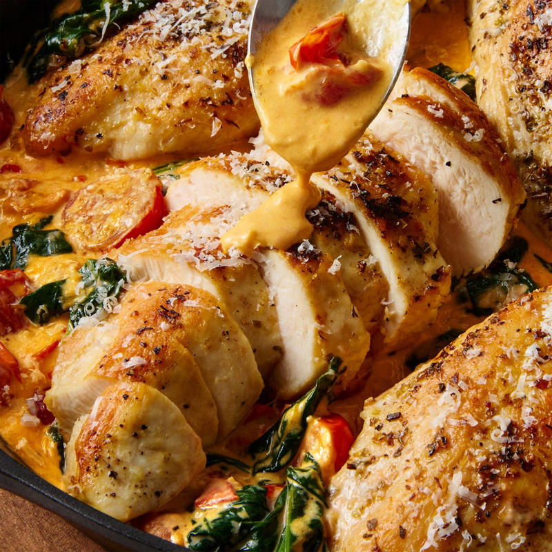 How To Make Creamy Tuscan Chicken, What To Serve With Creamy Tuscan Chicken, Tuscan Chicken Variations, Made This?, Ingredients, Directions