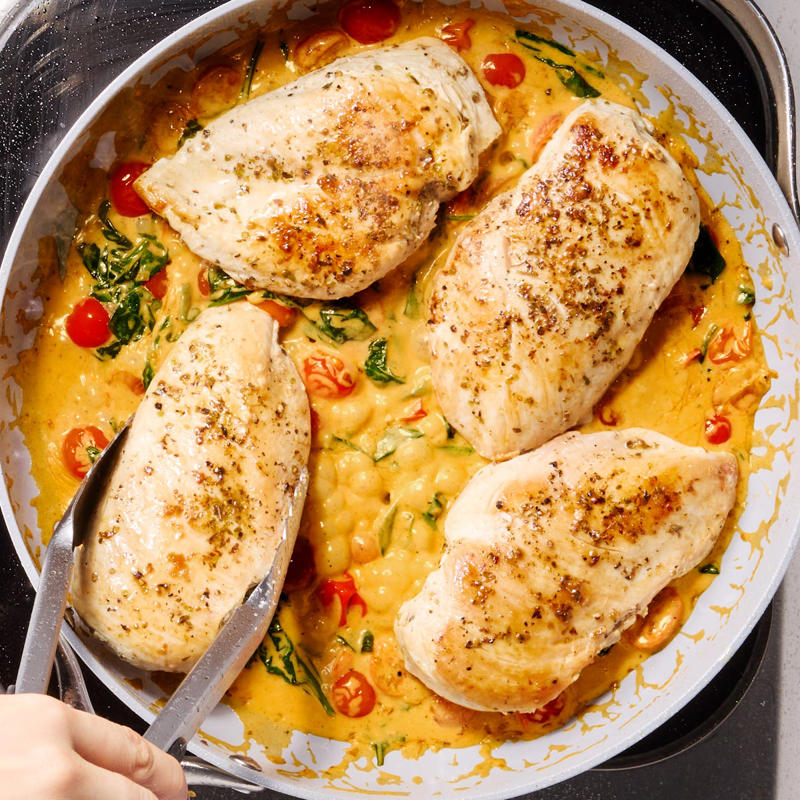 How To Make Creamy Tuscan Chicken, What To Serve With Creamy Tuscan Chicken, Tuscan Chicken Variations, Made This?, Ingredients, Directions