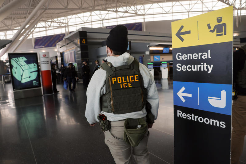 How much do ICE officers make?, Which airports have ICE officers been deployed to?, How is ICE helping TSA at US airports?, How long has the government been shutdown in 2026?