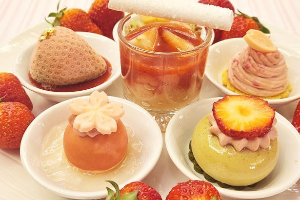 フレッシュいちごとアイデア満載のスイーツで、いちごのおいしさを味わい尽くす, ブランドいちごを好きなだけ食べ比べ, できたてを味わえる「いちご大福」や、「チョコレートファウンテン」も必食, セイヴォリーのおいしさも人気の理由