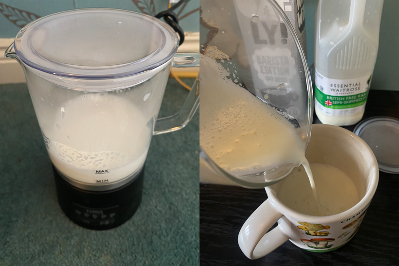 The best milk frothers for 2026 are:, Hotel Chocolat velvetiser, La Cafetiere drinks frother stainless steel, Melitta cremio, Daewoo 200ml electric milk frother warmer, Bodum x Moma schiuma, Salter the chocolatier EK5134, ProCook milk frother and hot chocolate maker, Caso Design cappulatte milk frother &amp; hot chocolate maker, Graef glass induction milk frother, Smeg mini milk frother, Bodum ottoni milk frother, Dualit milk frother max, Nespresso nanofoamer, Your questions about milk frothers answered, What is the best milk frother?, How I tested milk frothers, Can milk frothers whip cream?, Why you can trust IndyBest reviews 